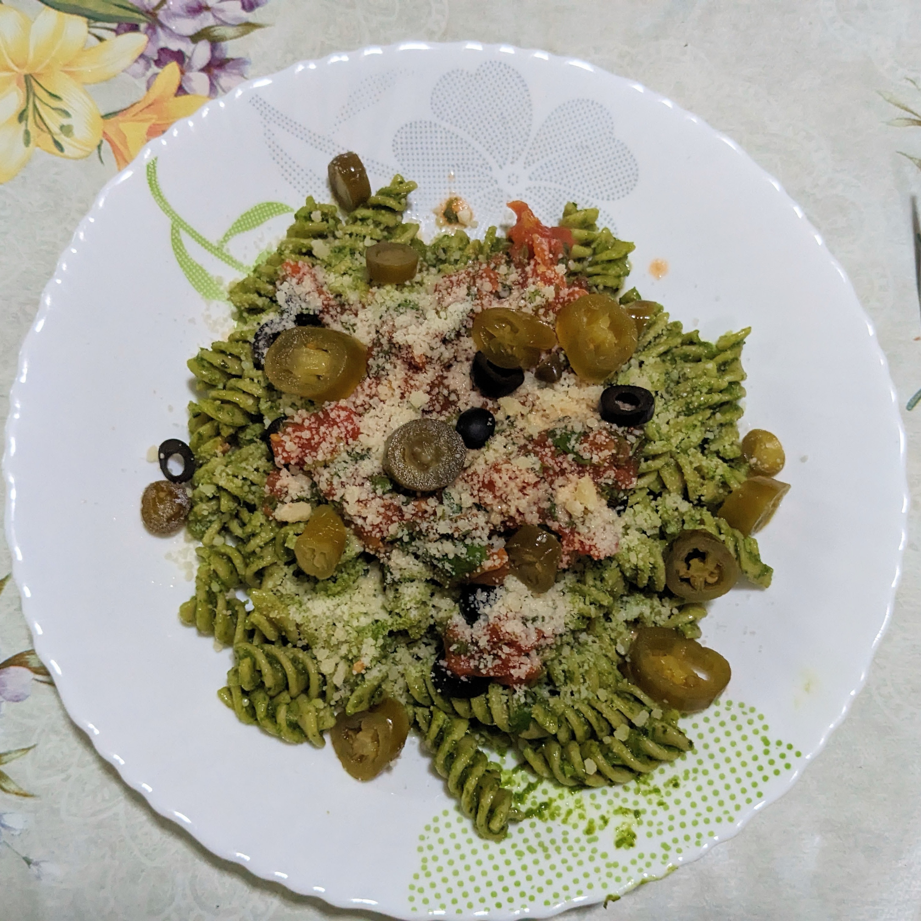 Homemade Pesto Pasta